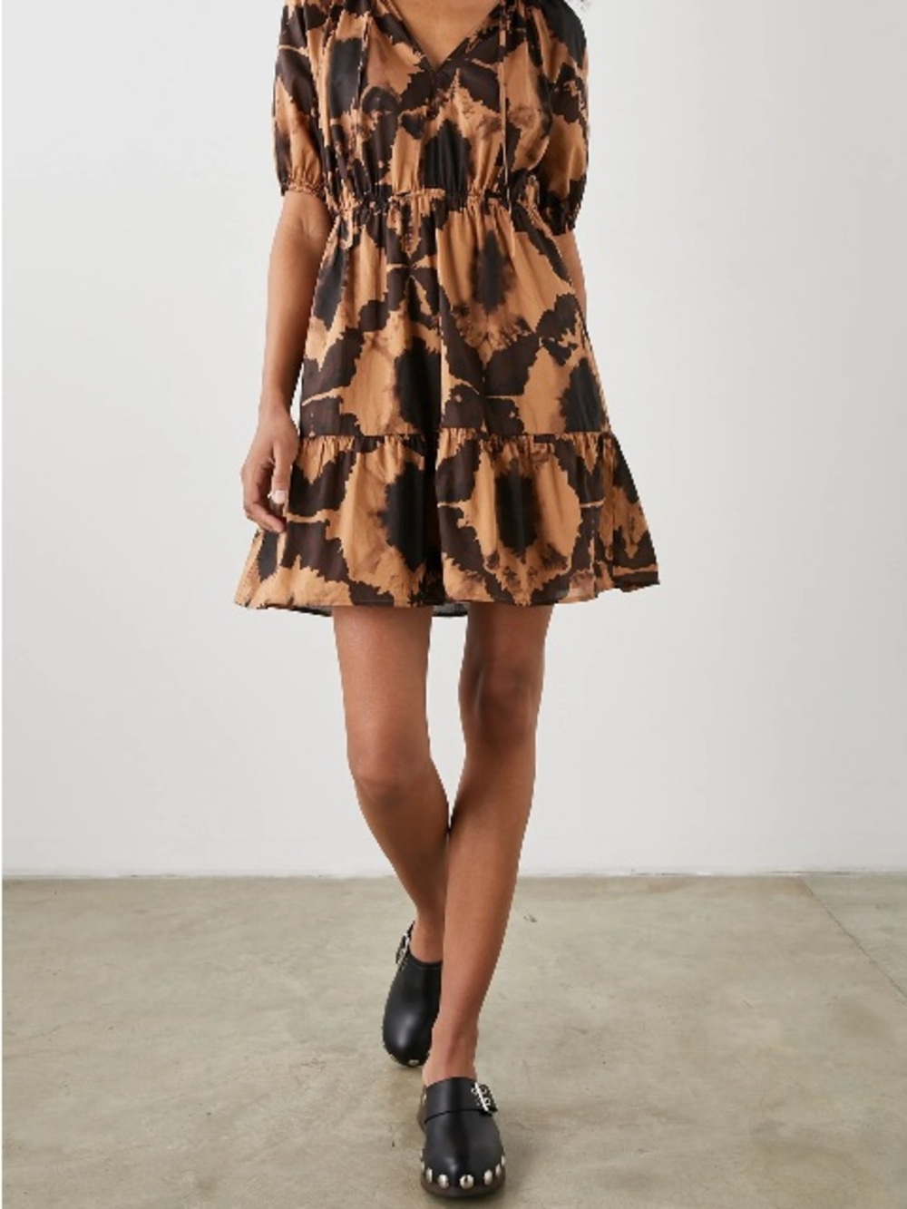 Rails Amabella Dress in Tigers Eye Print